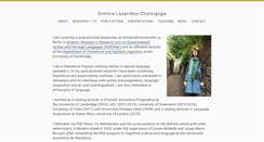 Desktop Screenshot of dimitra-lazaridou-chatzigoga.com