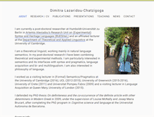 Tablet Screenshot of dimitra-lazaridou-chatzigoga.com